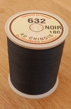 Fil Au Chinois 50g "Lin Cable" WAXED LINEN thread #185 BEIGE 5 sizes avail 
