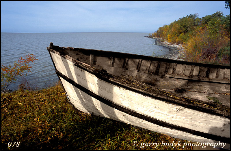 Retired Fishing Boat, Grand Marais, Manitoba