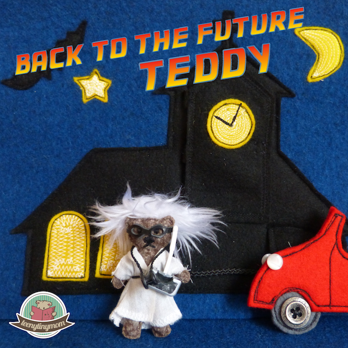Quiet book, Halloween, Spielbuch, Filzbuch, Teddy Doc Brown