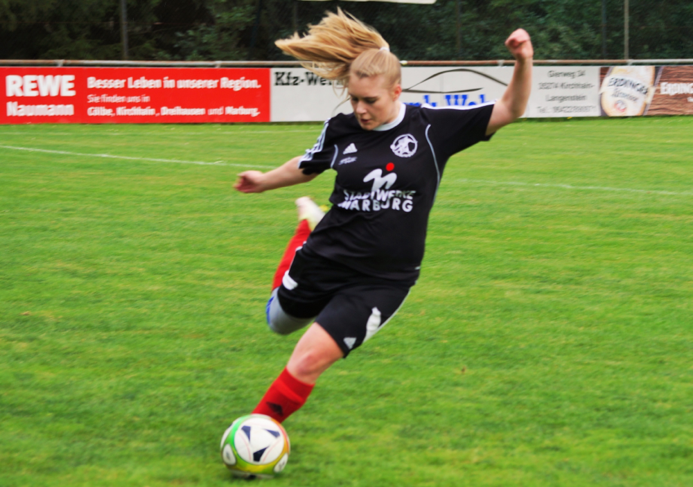 Fiona Kempf ging nach langer Verletzungspause erstmals wieder für die FSG Ebsdorfergrund über die volle Distanz