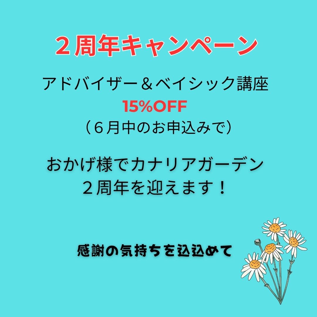2周年キャンペーン！