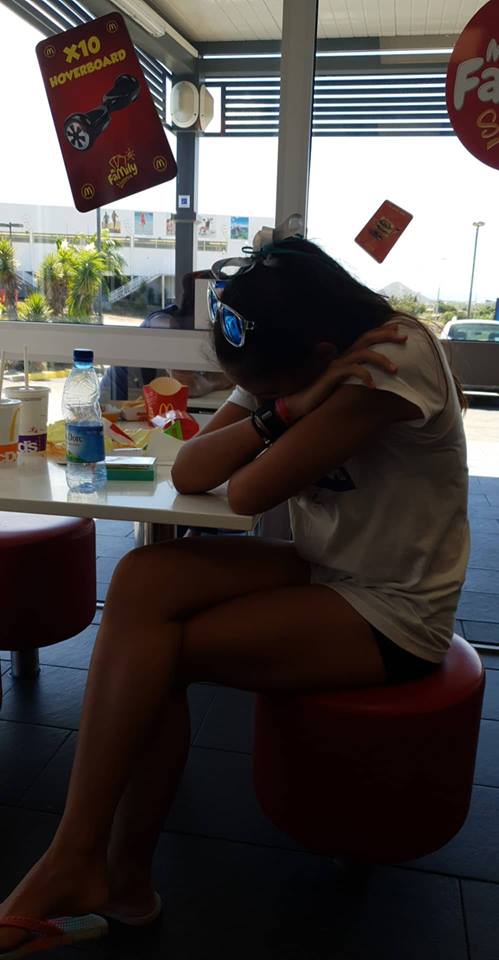 Recup' au Mac Do! :)