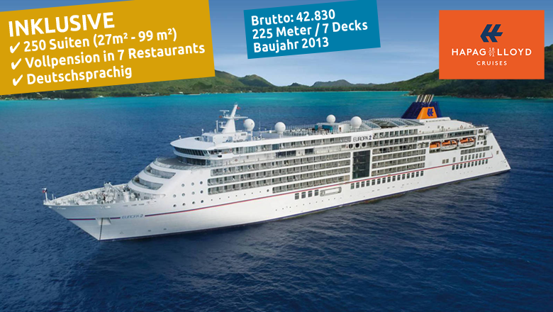 Hapag-Lloyd Kreuzfahrten ab 2190