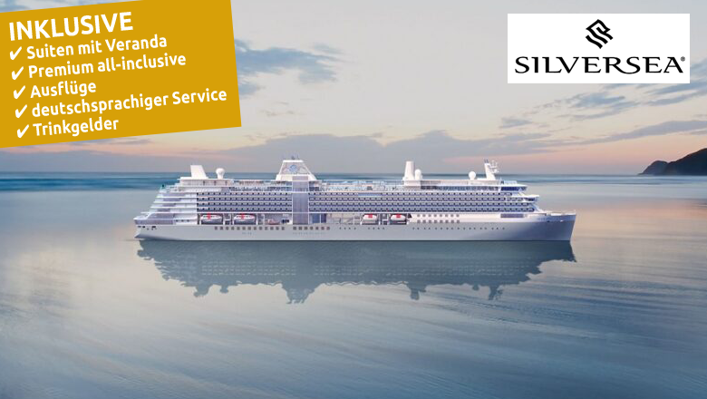 Silversea Luxus Kreuzfahrten ab 1900