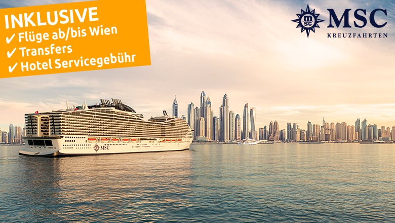 MSC Kreuzfahrten mit Flügen