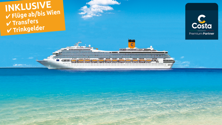 COSTA Kreuzfahrten mit Flügen ab 989