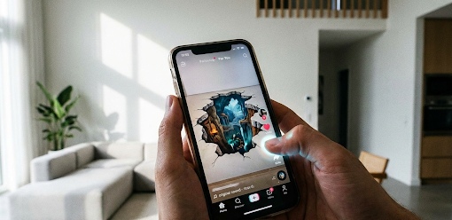 3,4 Milliarden Klicks  bei Tiktok für den 3D-Wand-Trend: Wie Appolloart virale Illusionen als professionelle Wandmalerei realisiert