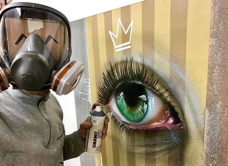 Hat sich der Graffiti teufel eingeschlichen /Graffiti #Airbrush