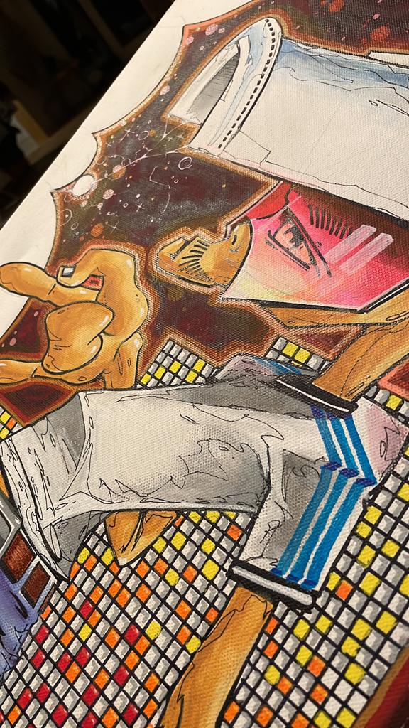 Jugenzimmer neu gestalten 3d Comic Streetart