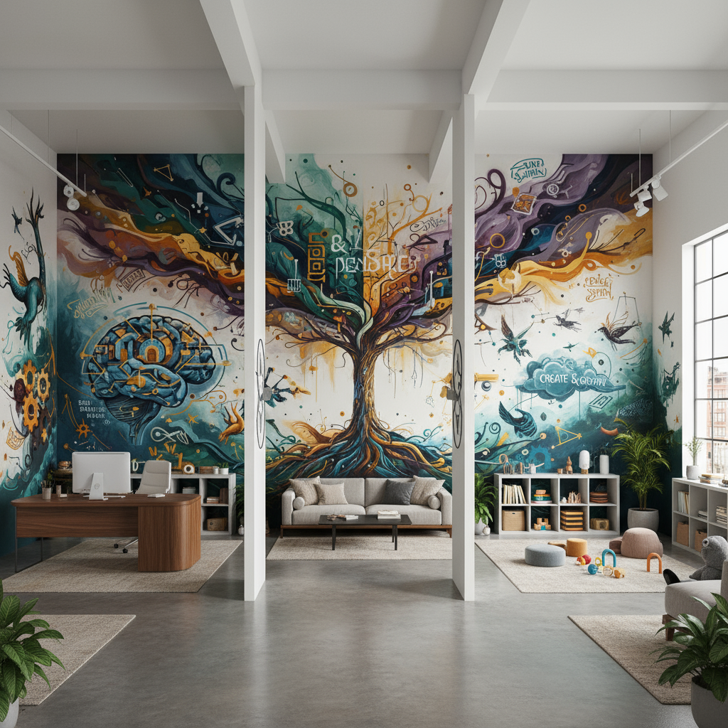 Wandgestaltung mit Appolloart: Farben, Spaß und ein bisschen Wahnsinn – die Trends 2025!