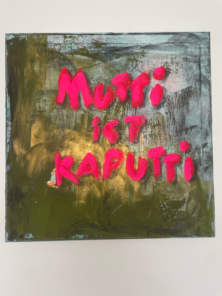 ‚Mutti ist kaputti’ 60/60 cm Verfügbar