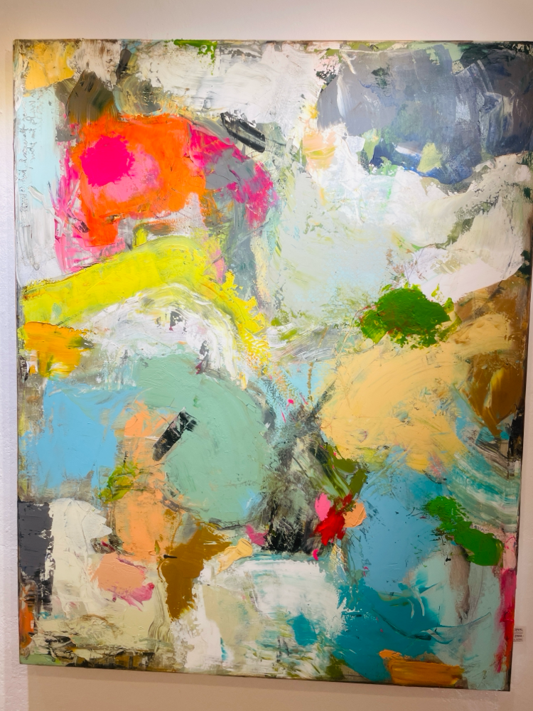 `Summerfeeling` 120 /150 cm , auch waagerecht sehr spannend.