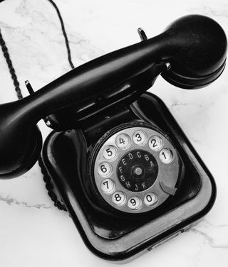 A telephone as a symbolic image for contacting Language and Translation Services Dr. Ralph Smyreck in Dresden