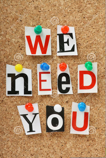 Wir suchen Ehrenamtliche!