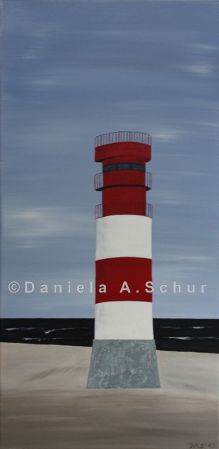 "DAS Art" Leuchtturm Nordsee 3: Helgoland   (60x30)