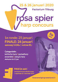 5e Rosa Spier Harpconcours       25&26 januari 2020