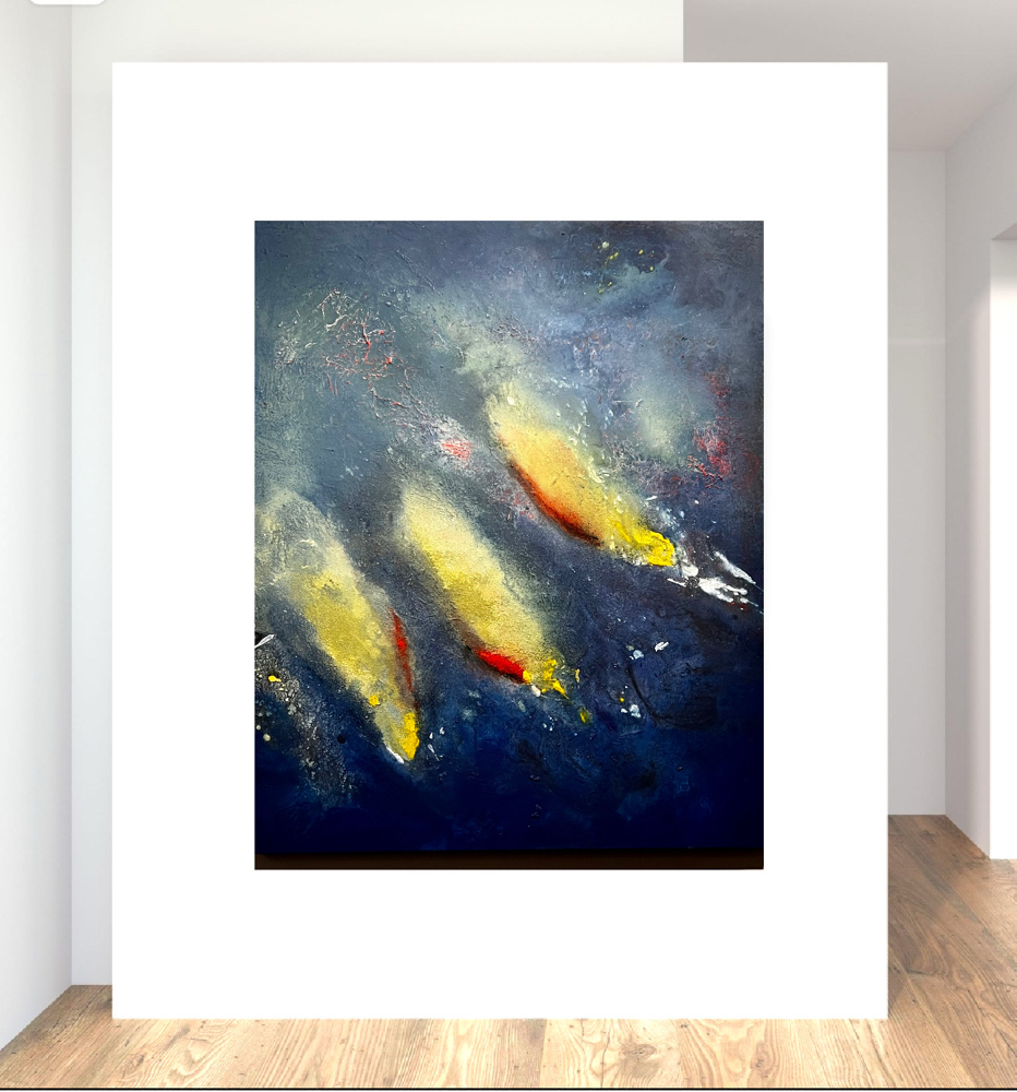 Titel: , Leinwand Acryl Mischtechnik 120cm x 100cm