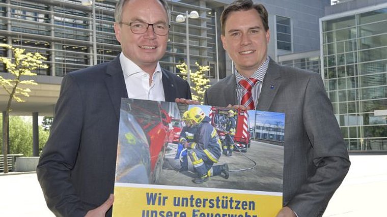 LH-Stellvertreter Dr. Stephan Pernkopf und LAbg. Christoph Kaufmann