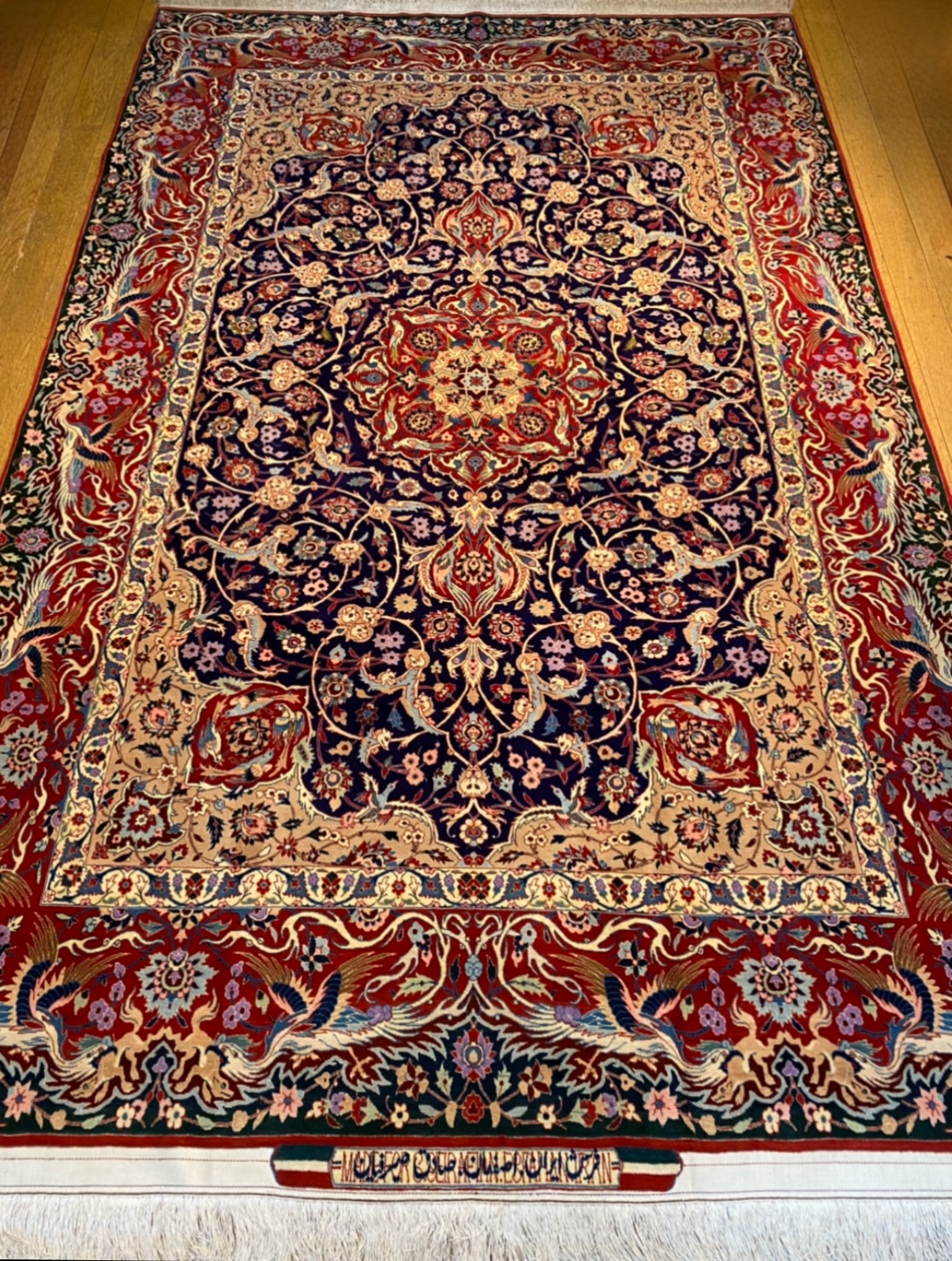 ペルシャ絨毯専門店 セネ産ペルシャ絨毯｜Size152×127｜大阪