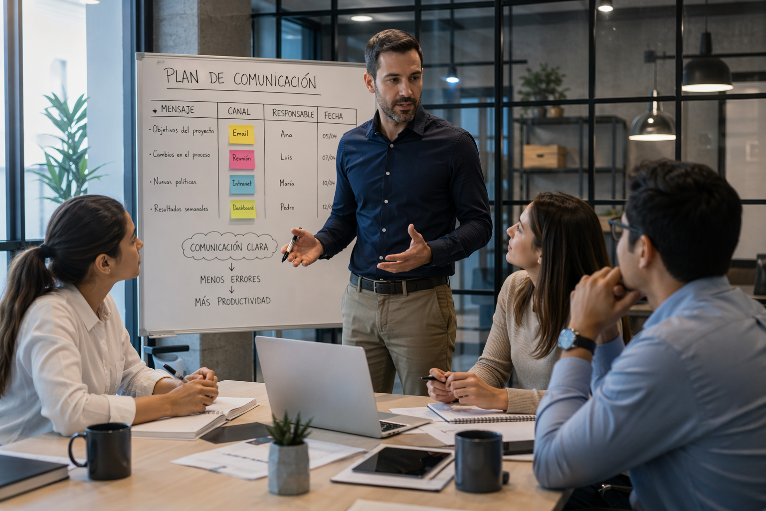 Comunicación gerencial efectiva: reduce errores y retrabajo en tu empresa en 2026