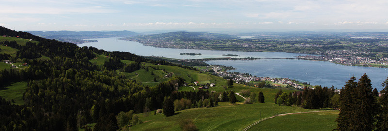 Aussicht auf den Zürichsee