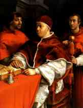  ラファエッロ｢レオ10世の肖像｣