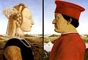ピエロ･D.フランチェスカ｢ウルビーノ公夫妻の肖像｣
