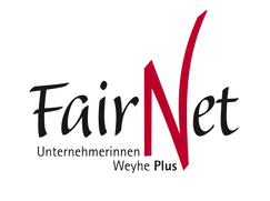 Logo Unternehmerinnen-Netzwerk Fairnet Weyhe Plus