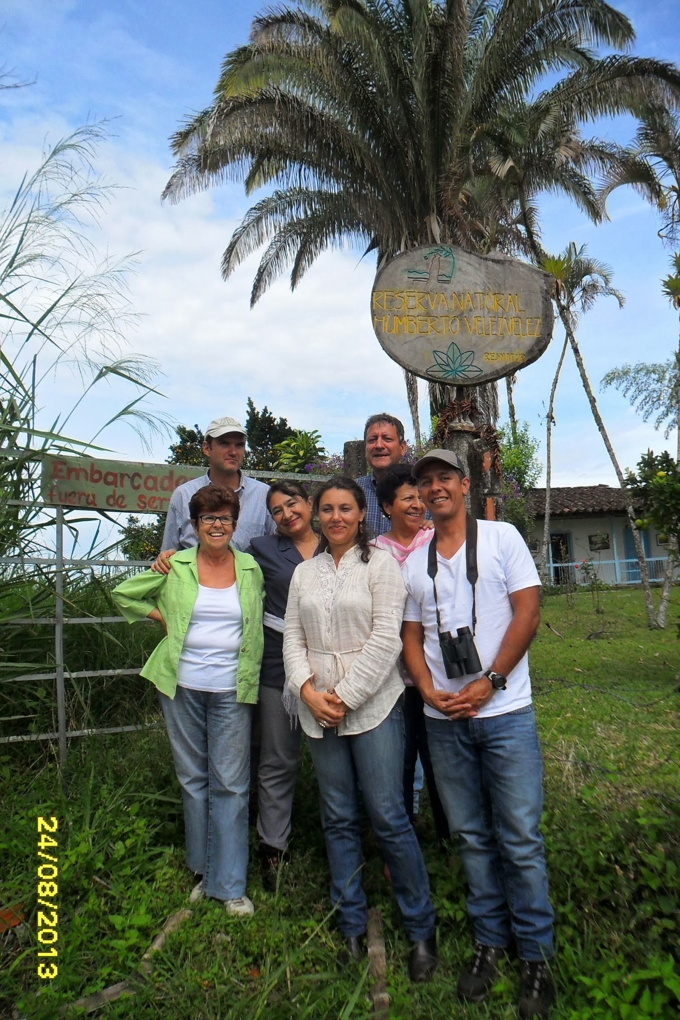 24/08/2013. Visita de los integrantes del nodo eje cafetero de Resnatur a la reserva.