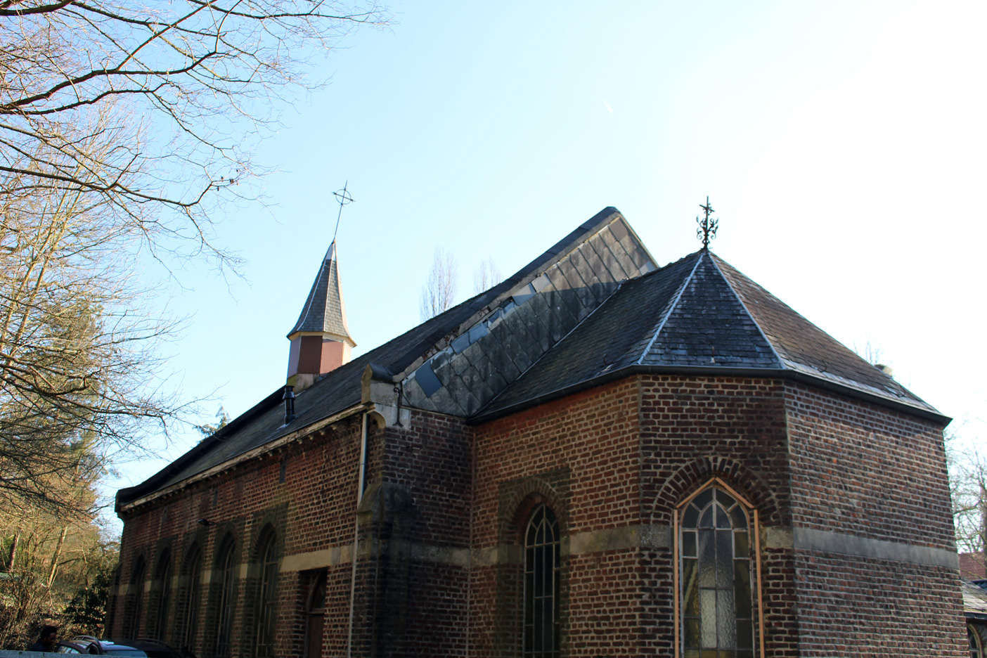 2014-2020 La chapelle de Profondsart, toiture vue de l'extérieur