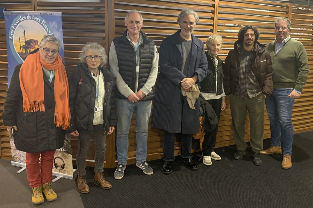 Andrea Di Stefano et Tom Abrami au cinéma Grand Ecran de La Teste de Buch