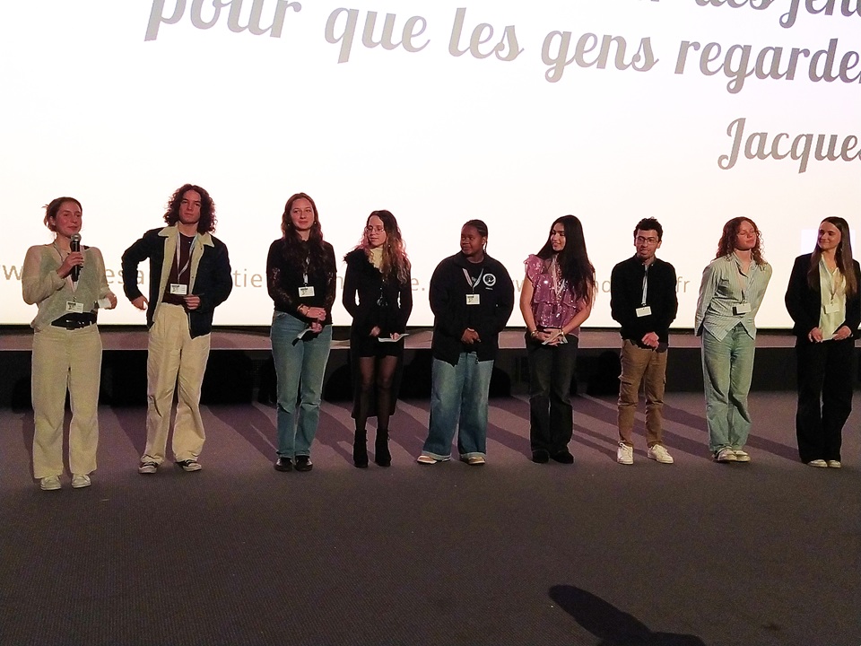 Le Jury Jeunes pour la remise du Prix du Jury Jeunes