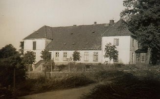 Seitenansicht vom Herrenhaus, 1940.