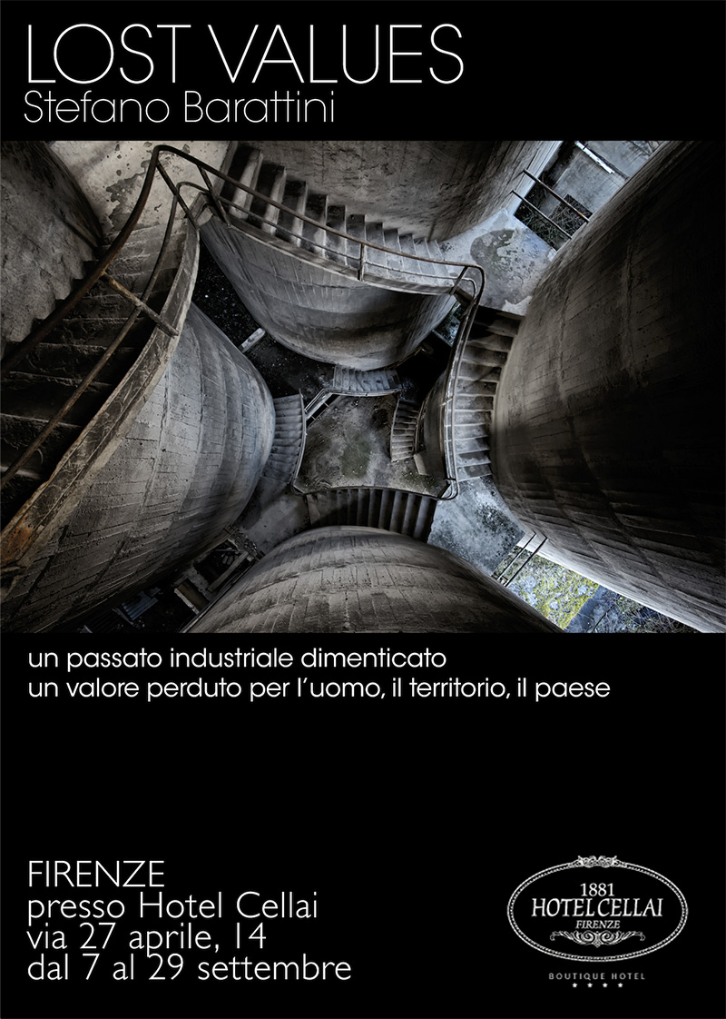 Lost Values di Stefano Barattini - personale presso l'Hotel Cellai a Firenze