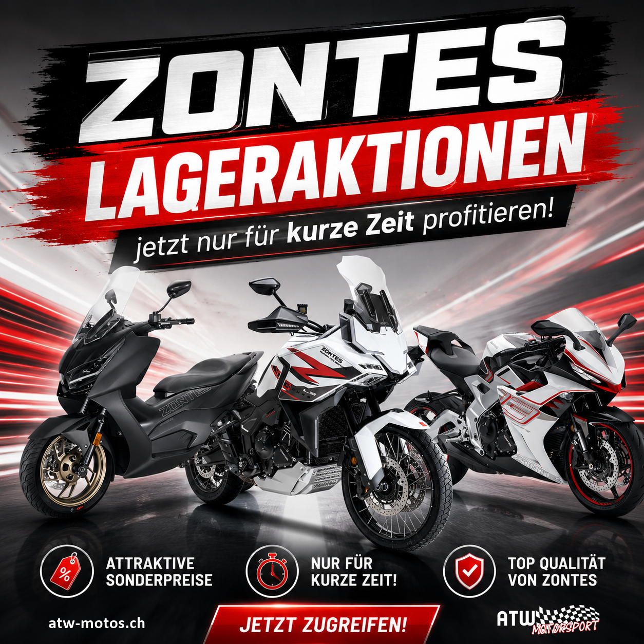 Zontes Lageraktionen