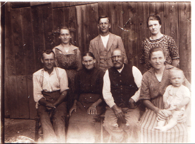 Heinrich Kästel , Sohn Josef mit Familie