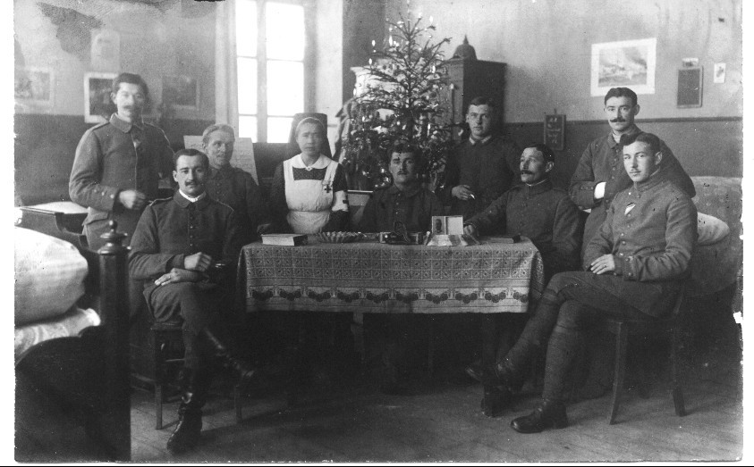 Lazarett im Schulhaus