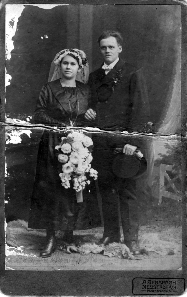 Ehepaar Hoffmann Johannes und Barbara geb. Funk ca. 1920