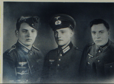 Ludwig, Hermann und Otmar Sommer v.l.