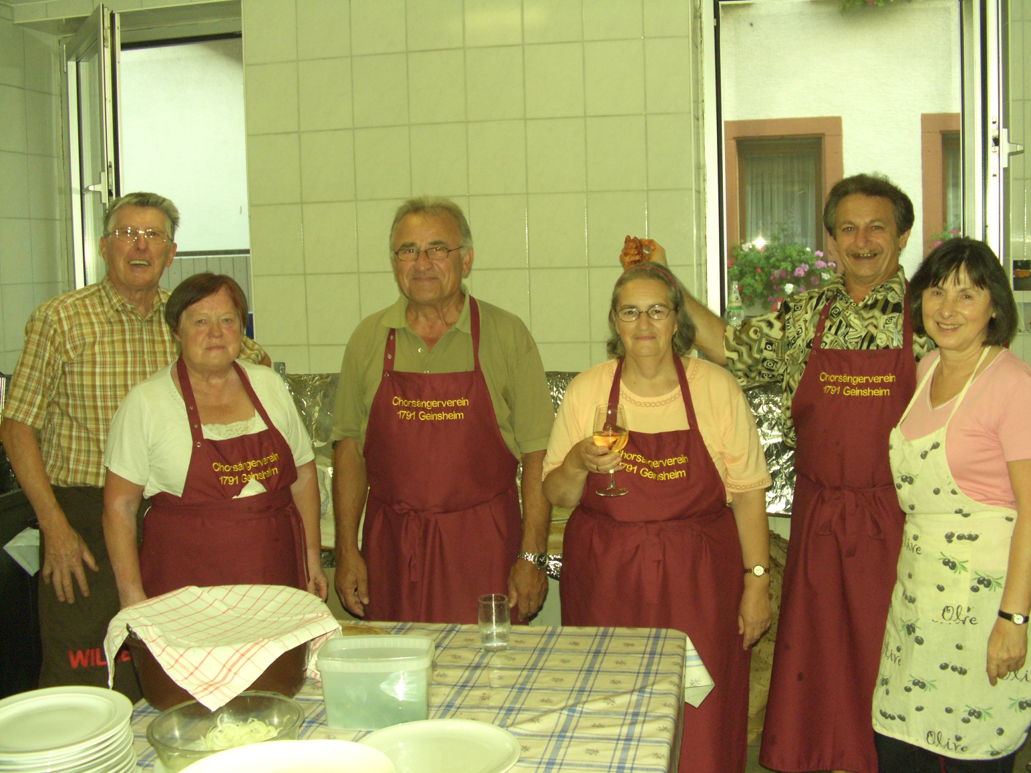 Küchendienst Kerwe im ehemaligen "Raiffeisen"