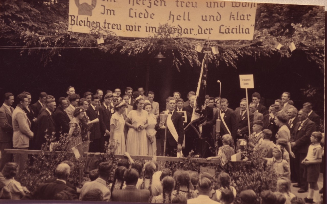 160jähriges Jubiläum der Chorsänger 1951