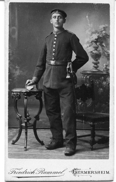 Weber Wilhelm als Soldat