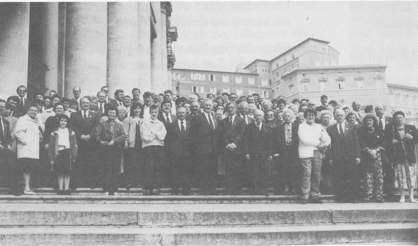 Teilnehmer der Romfahrt 1991