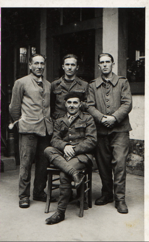 Vier französische Gefangene November 1942