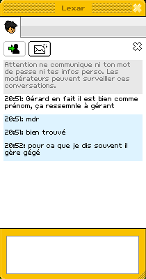 Gérant + Lexar = Gérard