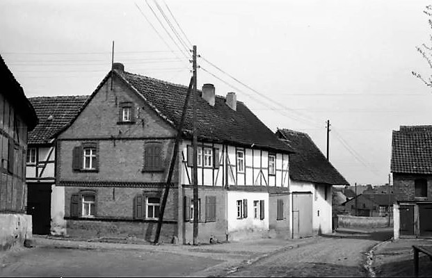 Vor dem Junkernhof/Metzingsberg - früher