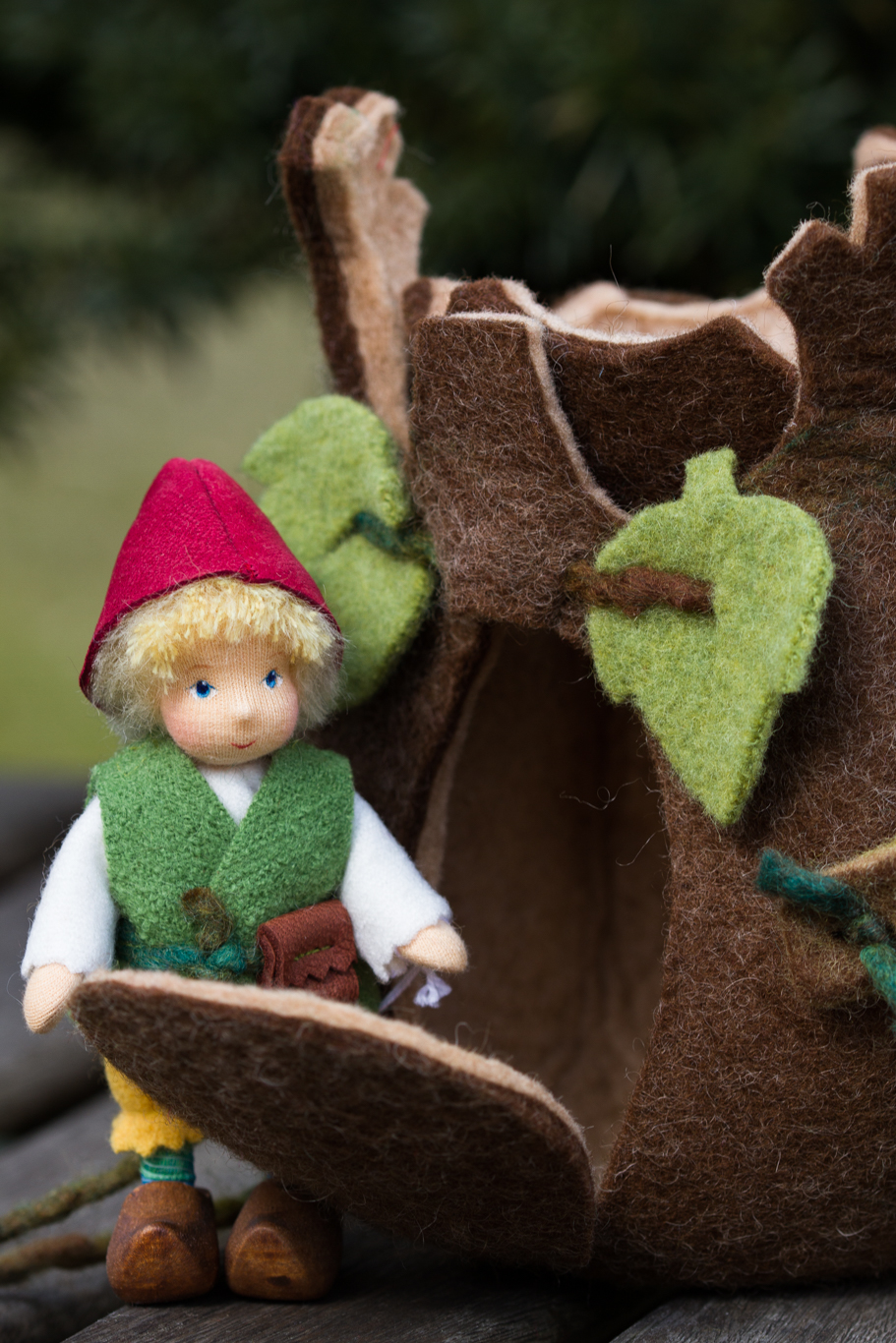Stoff-Tipi für Mini-Wichtel