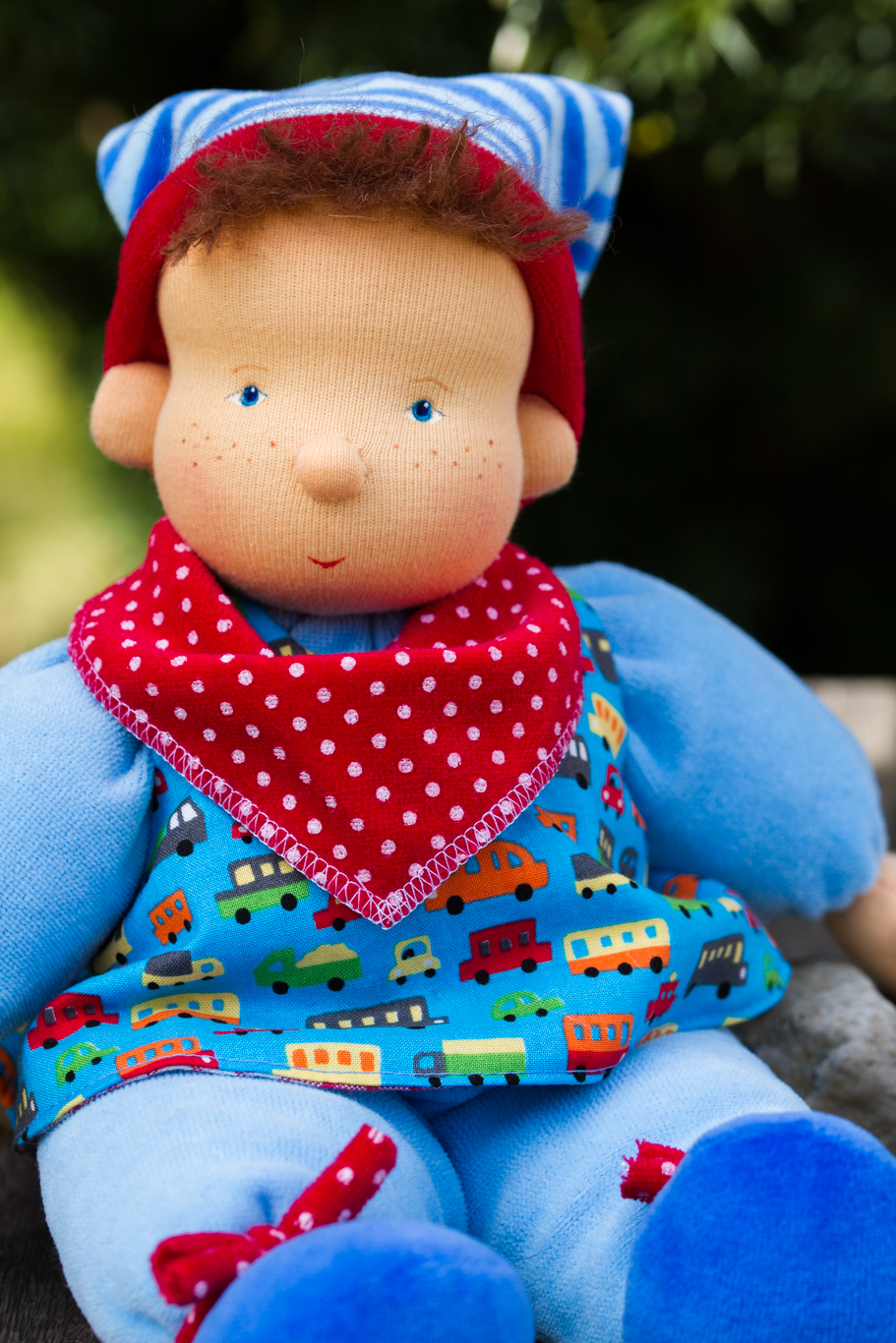 Bio-Stoffpuppe für Babys ab 1 Jahr