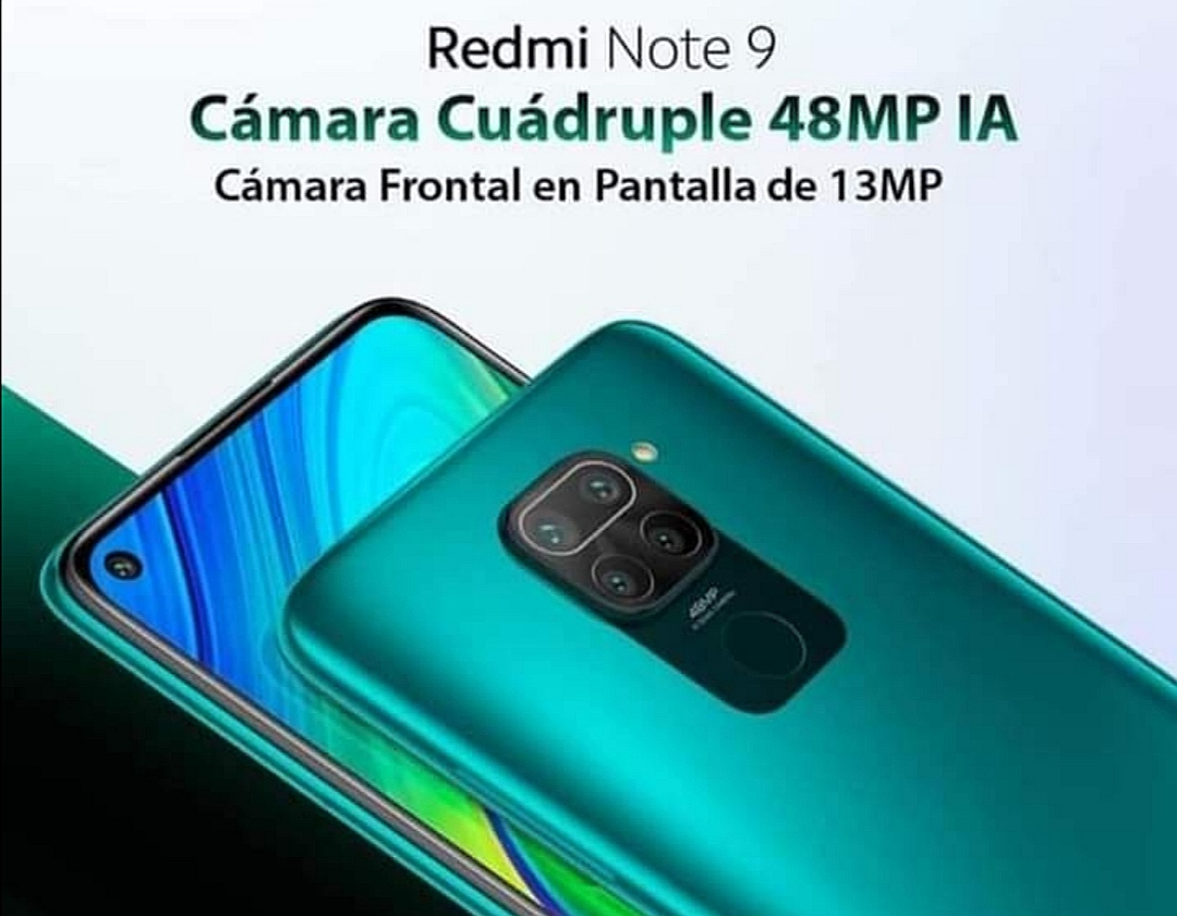 click👆 XIAOMI REDMI NOTE 9.  $555 al mes! 
