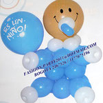 decoracion en globos para baby shower 